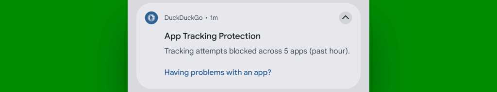 Soukromí Android: Sledování aplikací – upozornění DuckDuckGo